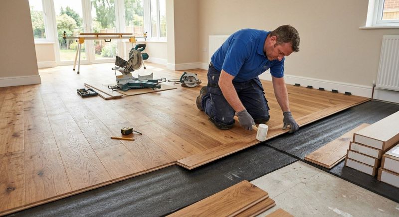 Hickory Floor Installation in San Antonio, TX